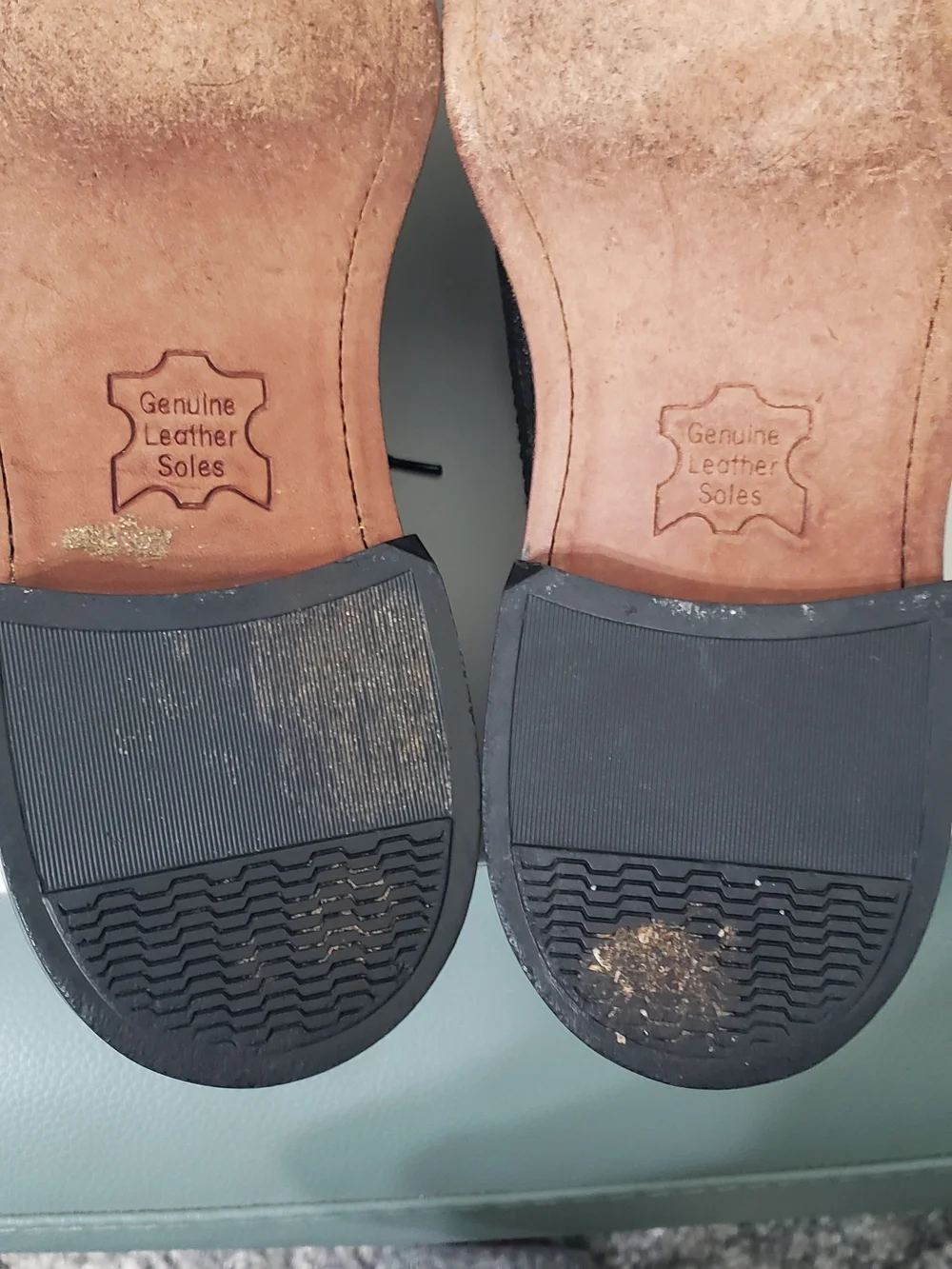 Vintage SEARS 8 1/2D Black Wing Tips Long Wings Derby Oxford Shoes